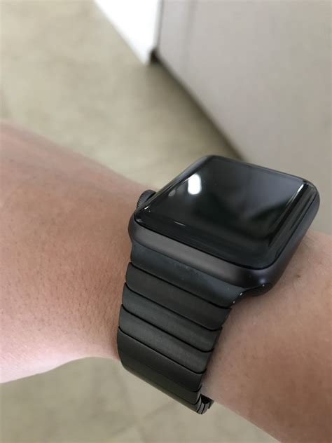 apple watch link bracelet clone black|apple watch stainless link bracelet.